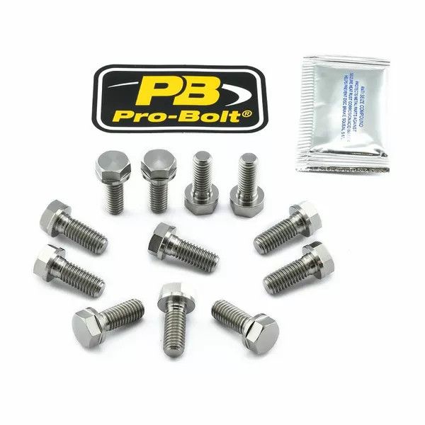 Pro bolt TI12DISCDUC40 fékrotor rögzítőcsavar készlet Hardware & Accessories 0