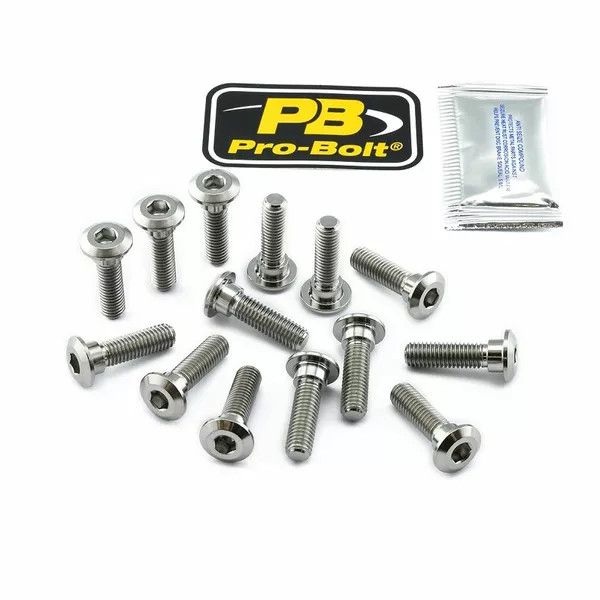 Pro bolt TI14DISCKAWSUZ fékrotor rögzítőcsavar készlet Hardware & Accessories 0