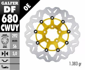 Galfer DF680CWUY Wave® fékrotorok Féknyereg és tuning féknyereg kittek 1