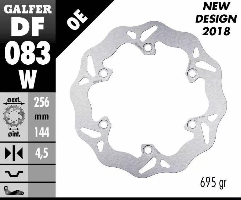Galfer DF083W Wave® fékrotor Fék Tuning alkatrészek 1