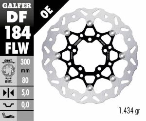 Galfer DF184FLW Wave® rotor Fék Tuning alkatrészek 1