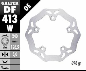 Galfer DF413W Wave® fékrotor Fék Tuning alkatrészek 1