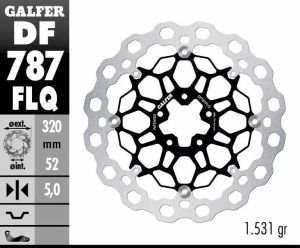 Galfer DF787FLQ fékrotor úszó Cubiq Fék Tuning alkatrészek 1