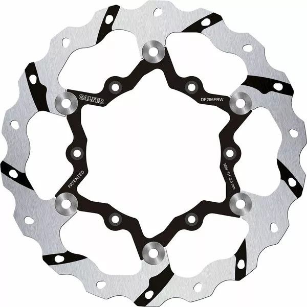 Galfer DF296FRW FÉKROTOR LEBESZŐ HULLÁM VÁRÁZOTT Fék Tuning alkatrészek 0