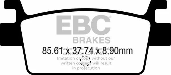 Ebc SFAC719 SFAC Carbon sorozatú robogó fékbetétek Fékbetét 0