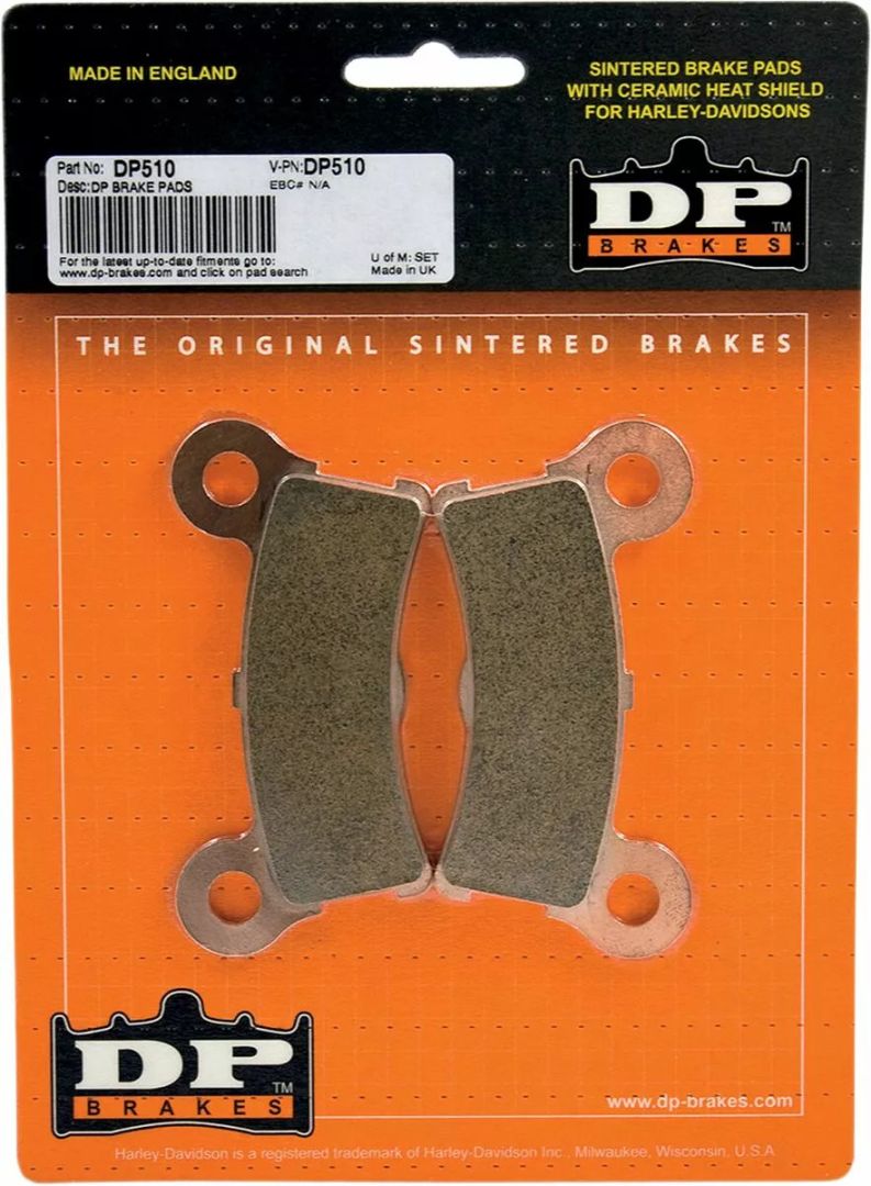 Dp brakes DP510 szinterezett fém Harley/Buell fékbetétek Fékbetét 1