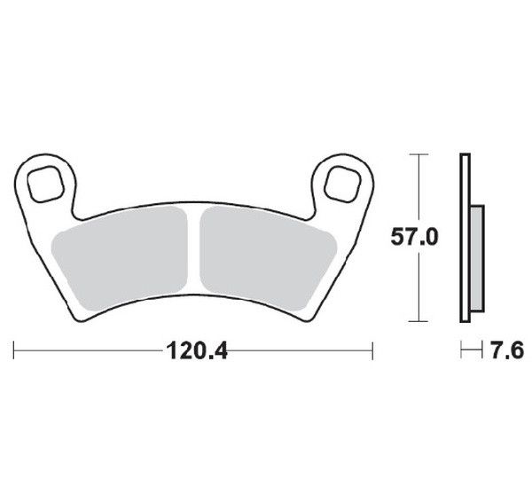 Moto-master 098221 Nitro ATV fékbetétek Fékbetét 0