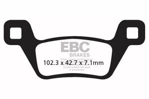 Ebc FA600/2R R sorozatú, nagy teherbírású, simított fékbetétek Fékbetét