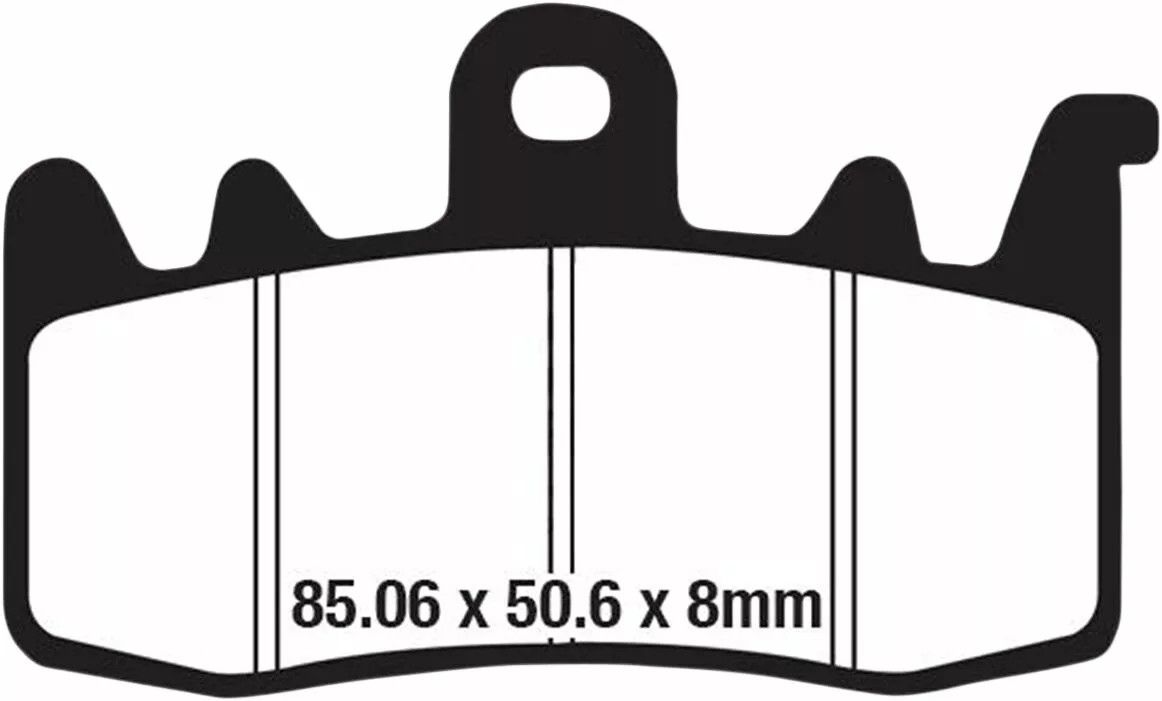 Ebc GPFAX630HH szinterezett országúti verseny "GPFAX" Fékbetétek Fékbetét 2