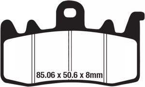 Ebc GPFAX630HH szinterezett országúti verseny "GPFAX" Fékbetétek Fékbetét 2