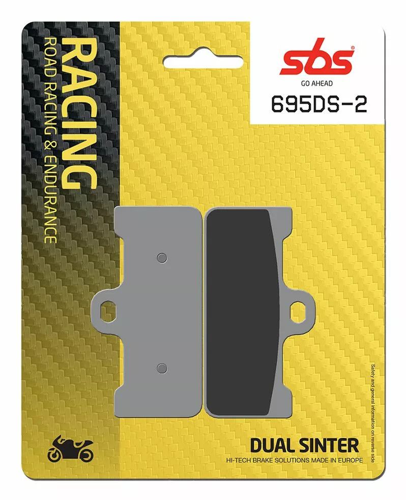 Sbs 695DS-2 DS Racing kettős szinterezett fékbetétek Fékbetét 0