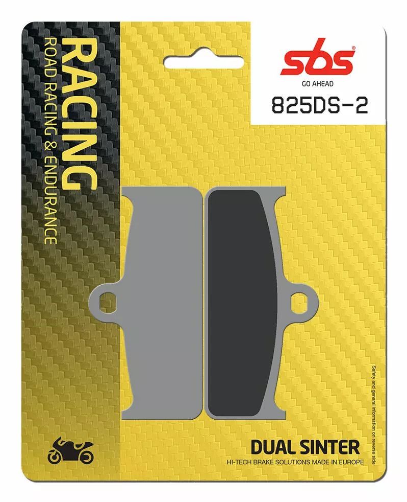 Sbs 825DS-2 DS Racing kettős szinterezett fékbetétek Fékbetét 0