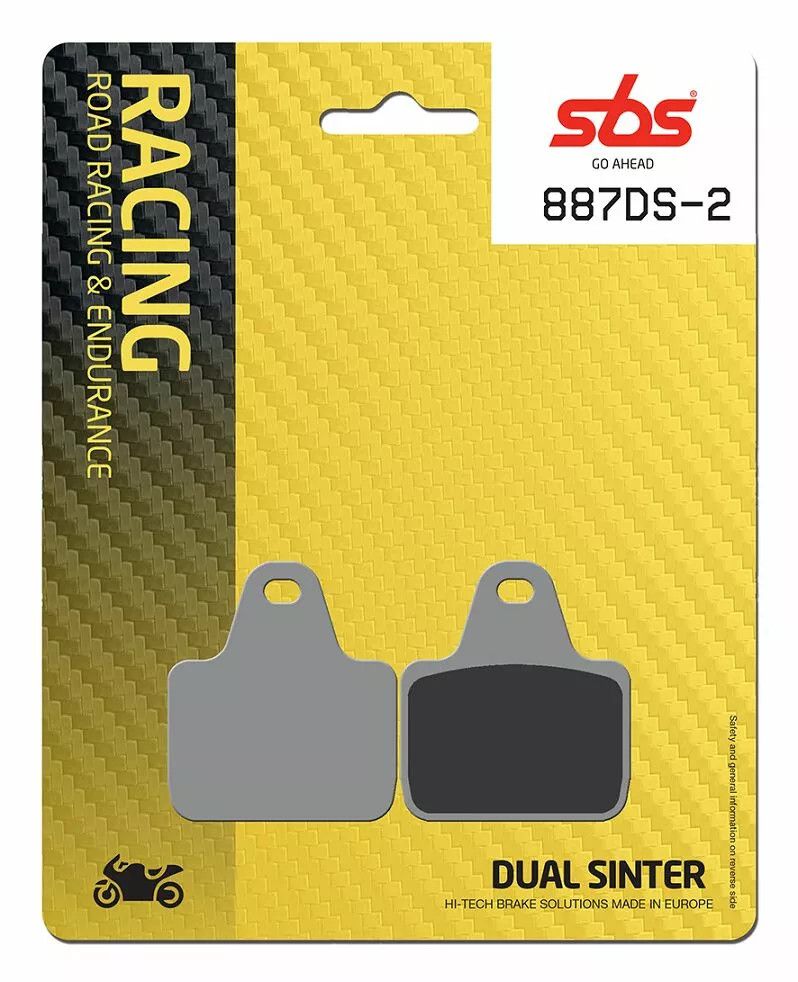 Sbs 887DS-2 DS Racing kettős szinterezett fékbetétek Fékbetét 0