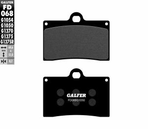 Galfer FD068G1050 félig fém fékbetétek Fékbetét 1