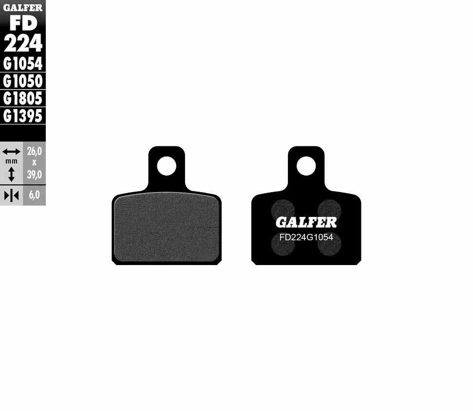 Galfer FD224G1054 félig fém fékbetétek Fékbetét 1