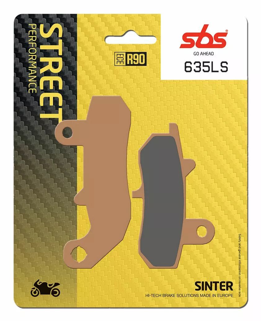 Sbs 635LS LS Street Excel szinterezett hátsó fékbetétek Fékbetét 0