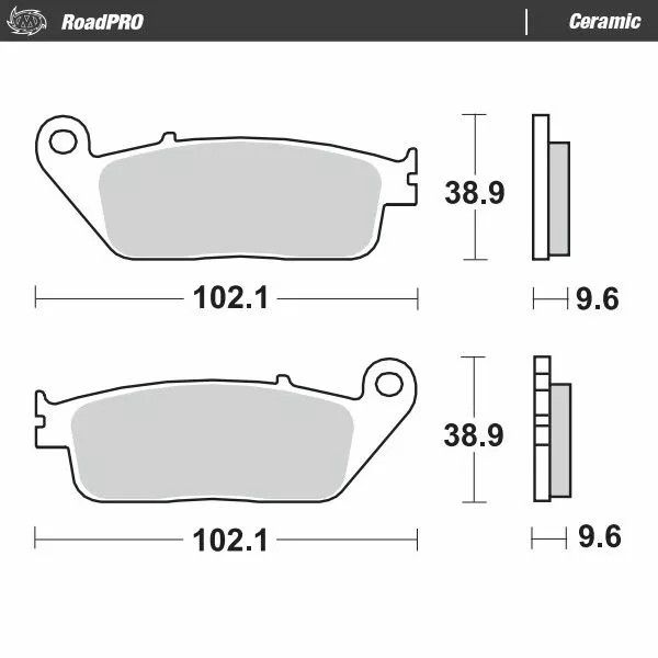 Moto-master 402604 Kerámia fékbetét Fékbetét 1