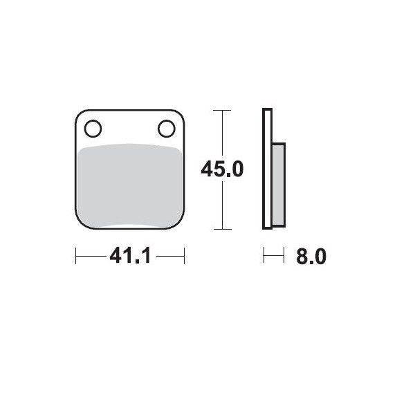 Moto-master 409204 Kerámia fékbetétek Fékbetét 0