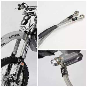 Moto-master 212077 Rozsdamentes acél fékvezeték Fék és kuplung cső
