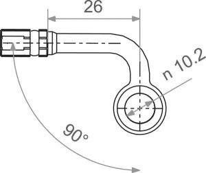 Trw MV10D50S Banjo Varioflex idom Hardware & Accessories