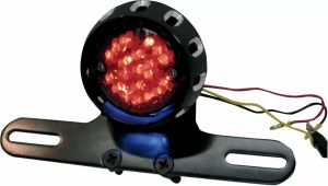 Drag specialties L24-0437ABRLEDE Egyedi Bobber Led hátsó lámpa és rendszámtábla rögzítés Rendszámtartók