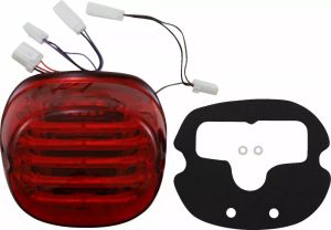 Custom dynamics PB-TL-INT-NW-R ProBEAM® integrált alacsony profilú LED-es hátsó lámpák kiegészítő irányjelzőkkel Fényszóró, helyzetjelző