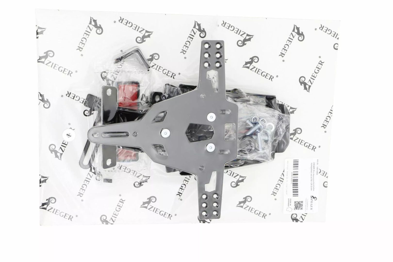 Zieger 10010564 PRO rendszámtartó B típusú Rendszámtartók 0