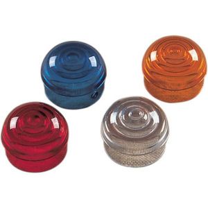 Drag specialties 20-6589-ALE Cserelencse króm jelzőlámpákhoz Motorkerékpár lámpa