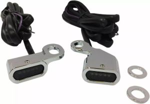 Drag specialties L22-0230CMENU LED kormányjelző lámpák Fényszóró, helyzetjelző