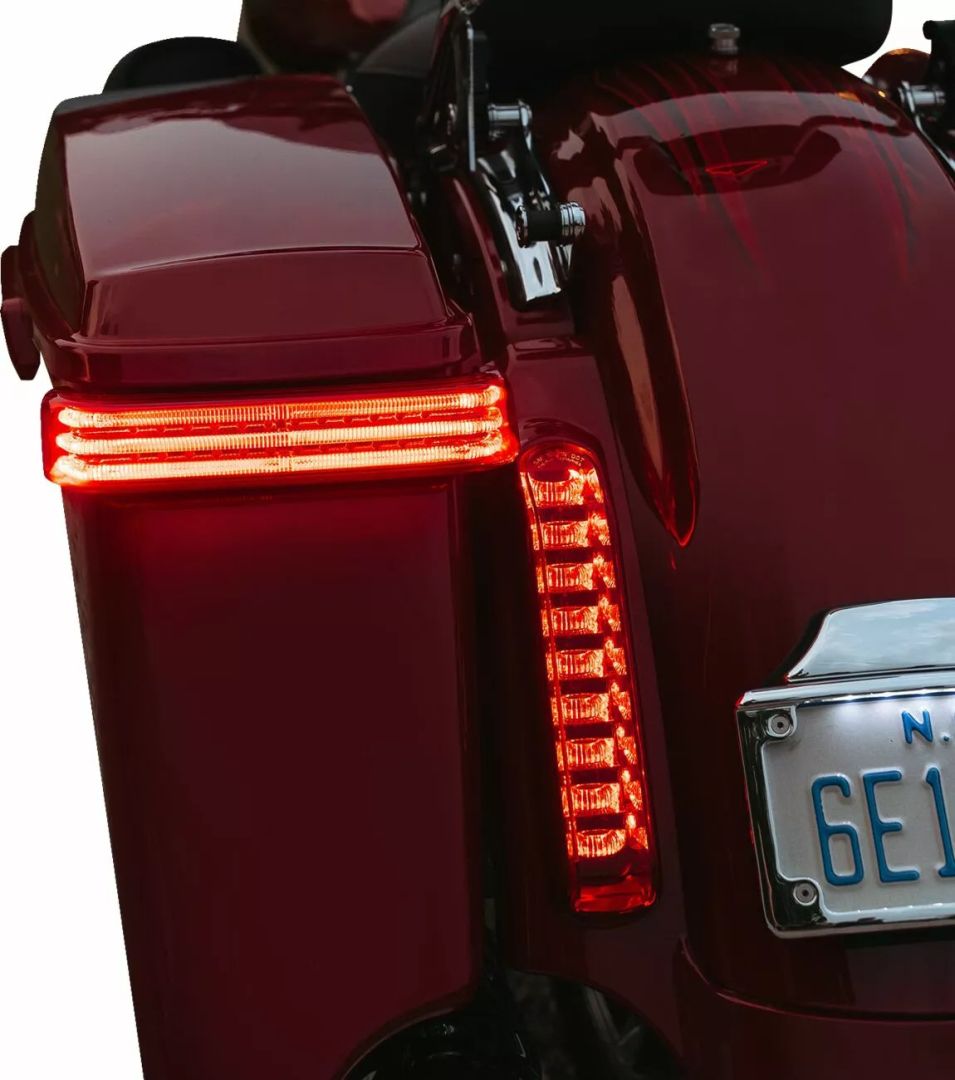 Custom dynamics PB-SBSEQ-HD-BR ProBEAM® LED szekvenciális BAGZ™ nyeregtáska lámpák Fényszóró, helyzetjelző 2