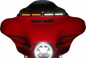 Custom dynamics CD-WT2-05-C Genesis® 4 dinamikus LED denevérszárnyú szélvédőborítás Hardware & Accessories