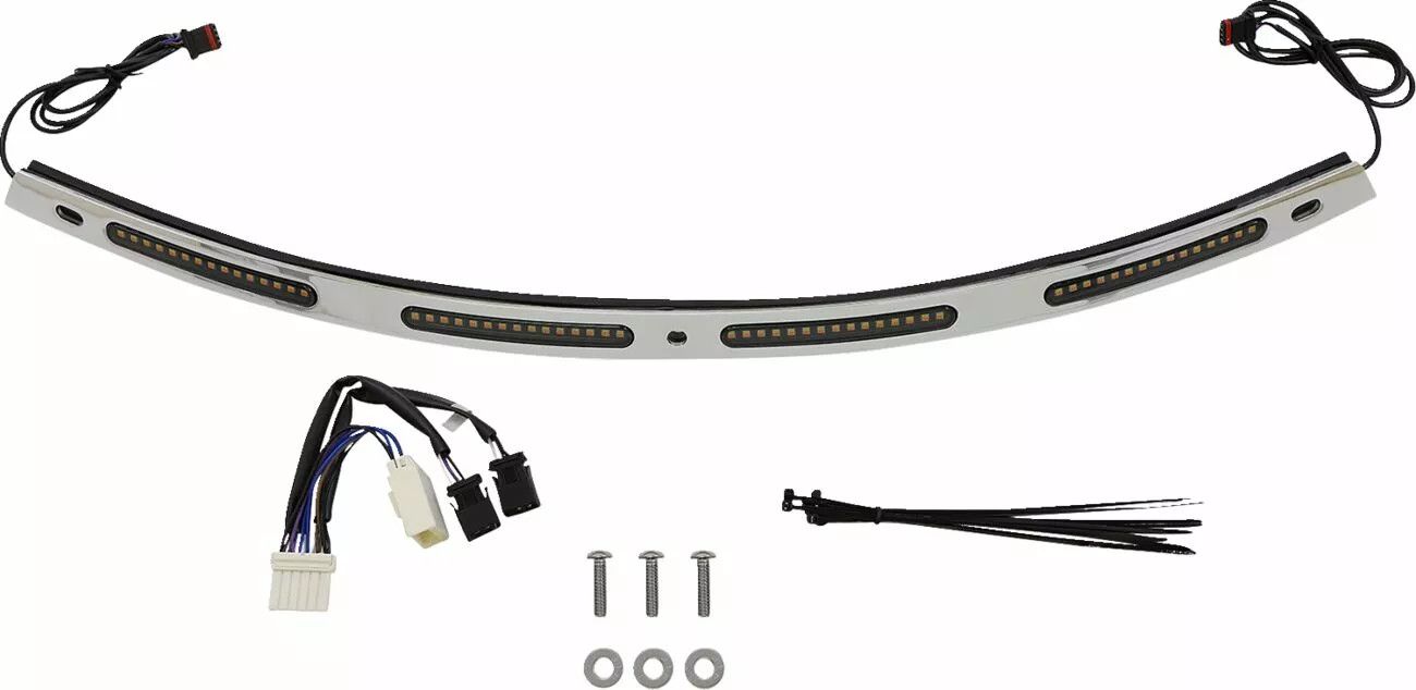 Custom dynamics CD-WT2-SEQ-05-C Genesis® 4 dinamikus LED denevérszárnyú szélvédőborítás Hardware & Accessories 0