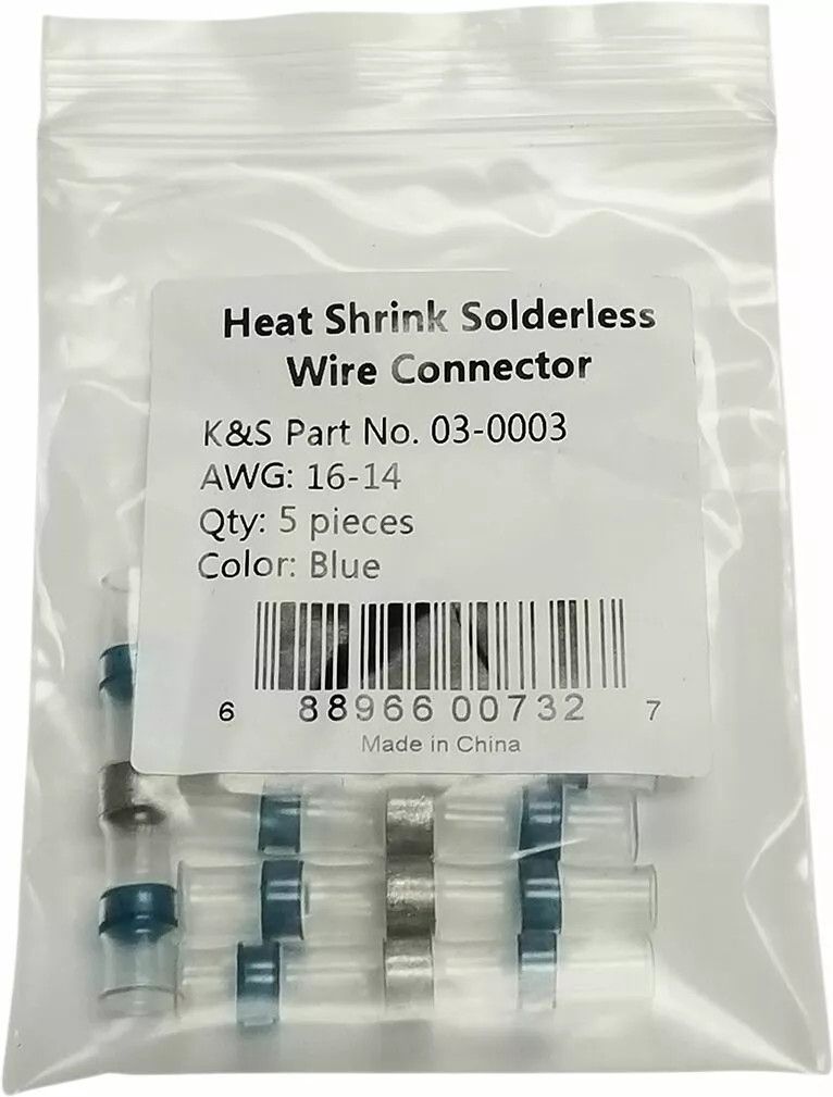 K&s technologies 03-0003 Forrasztás nélküli vezetékcsatlakozók Fényszóró, helyzetjelző 1