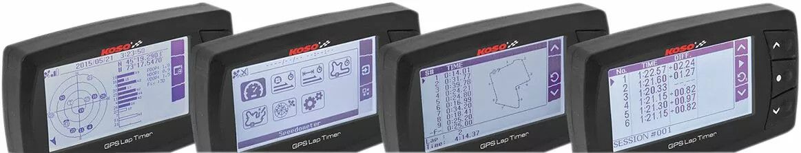 Koso north america BA045100 Mini GPS köridőzítő Fényszóró, helyzetjelző 1