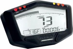 Koso north america BA022W10 DB-02R utcai/versenysebességmérő Sebességmérő és fordulatszámmérő