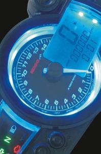 Koso north america BA011210 Rx-1N Gp-stílusú sebességmérő ABE-vel Sebességmérő és fordulatszámmérő 1