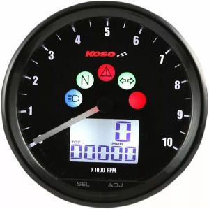 Koso north america BA058100 többfunkciós mérő Sebességmérő és fordulatszámmérő