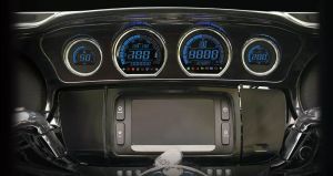 Koso north america BA064902 HD-03 - Négy részes LCD mérőkészlet Sebességmérő és fordulatszámmérő 2