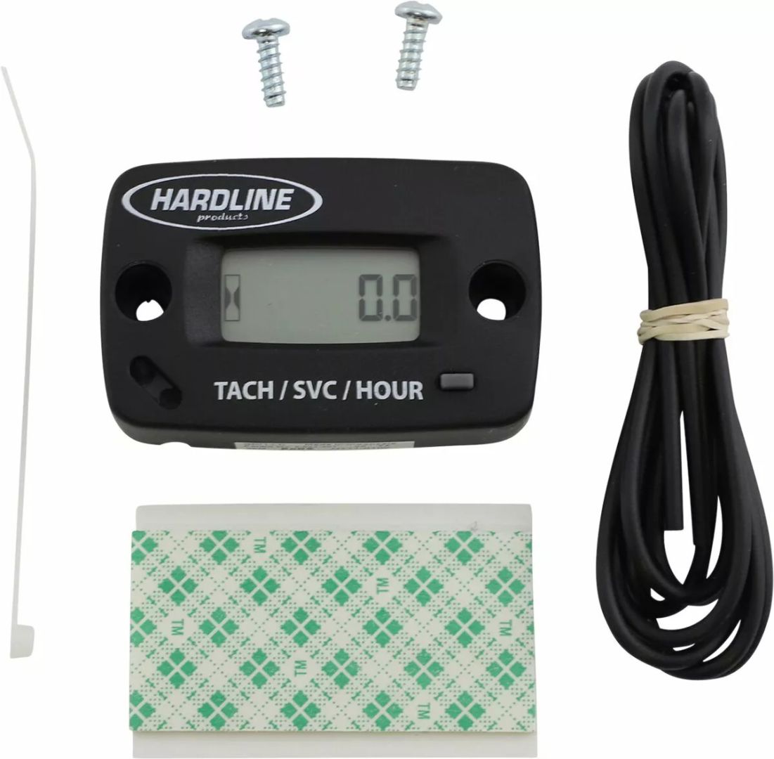Hardline HR-8067-2 Visszaállítható óraszámláló/fordulatszámmérő naplóval Sebességmérő és fordulatszámmérő 1