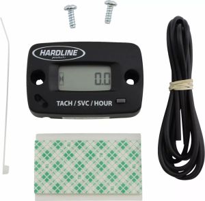 Hardline HR-8067-2 Visszaállítható óraszámláló/fordulatszámmérő naplóval Sebességmérő és fordulatszámmérő