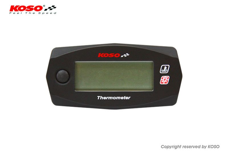 Koso north america BA033020 Mini-4 kettős hőmérő Sebességmérő és fordulatszámmérő 1