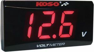 Koso north america BA024R00 szupervékony voltmérő Sebességmérő és fordulatszámmérő