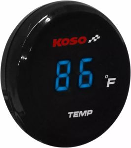 Koso north america BA067B10 I-Gear hőmérő Sebességmérő és fordulatszámmérő