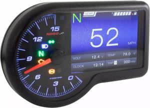 Koso north america BA071000 RX-3 TFT többfunkciós mérő Sebességmérő és fordulatszámmérő