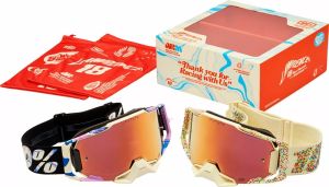 100% 50057-00001 Armega Donut Goggles Pack Motokrossz szemüveg