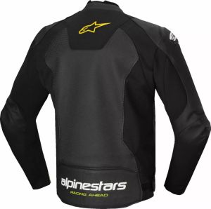 Alpinestars 3103625-125-48 gyorsabb V3 légáramú bőrdzseki Motoros kabát 1
