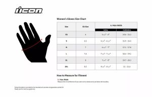 Icon 3302-0942 Women ' S ANTHEM3 ™ kesztyű Férfi motoros kesztyű 2