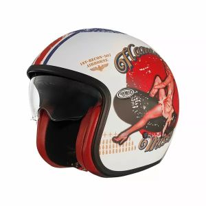 Premier helmets Apjetvi6fibup80xxl vintage pin up bukóSISAK Bukósisak  zárt