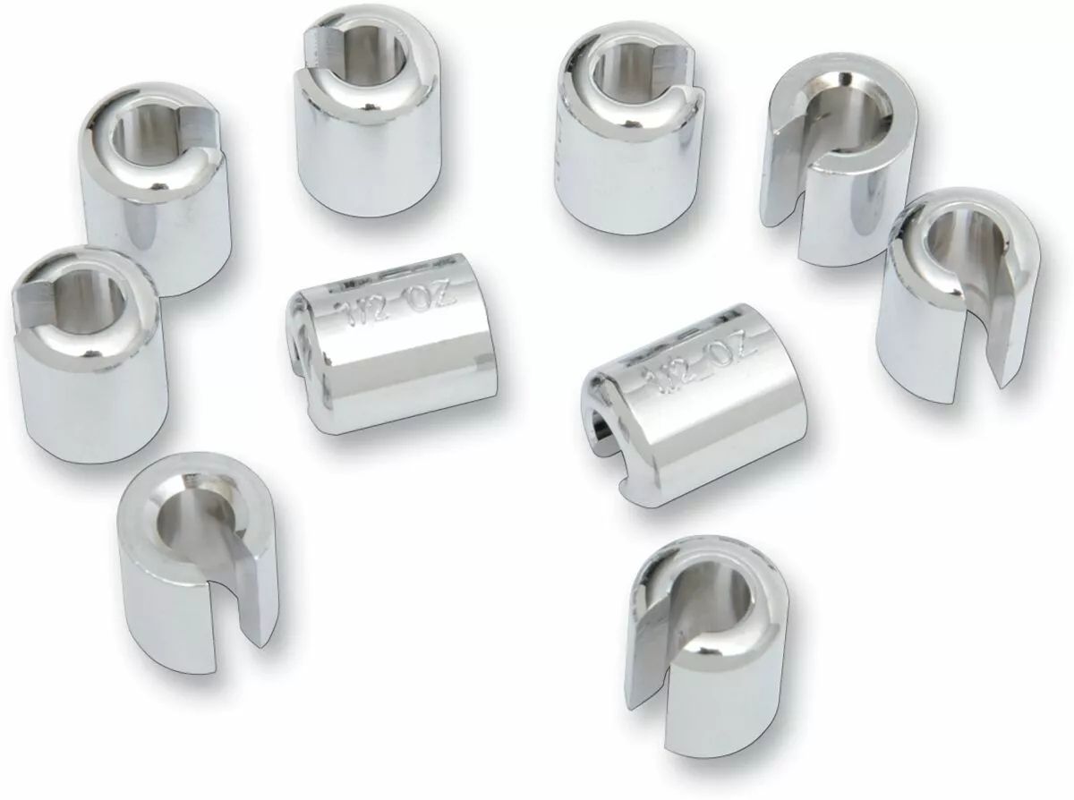 K&l supply 32-7092 króm/cinkkerekes kerék súlyok Motorkerékpár gumiabroncs 2