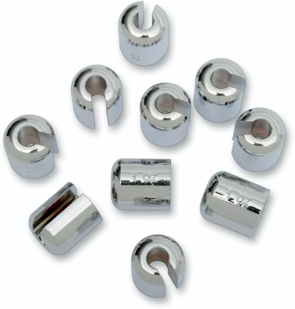 K&l supply 32-7093 króm/cinkkerekes kerék súlyok Motorkerékpár gumiabroncs 3